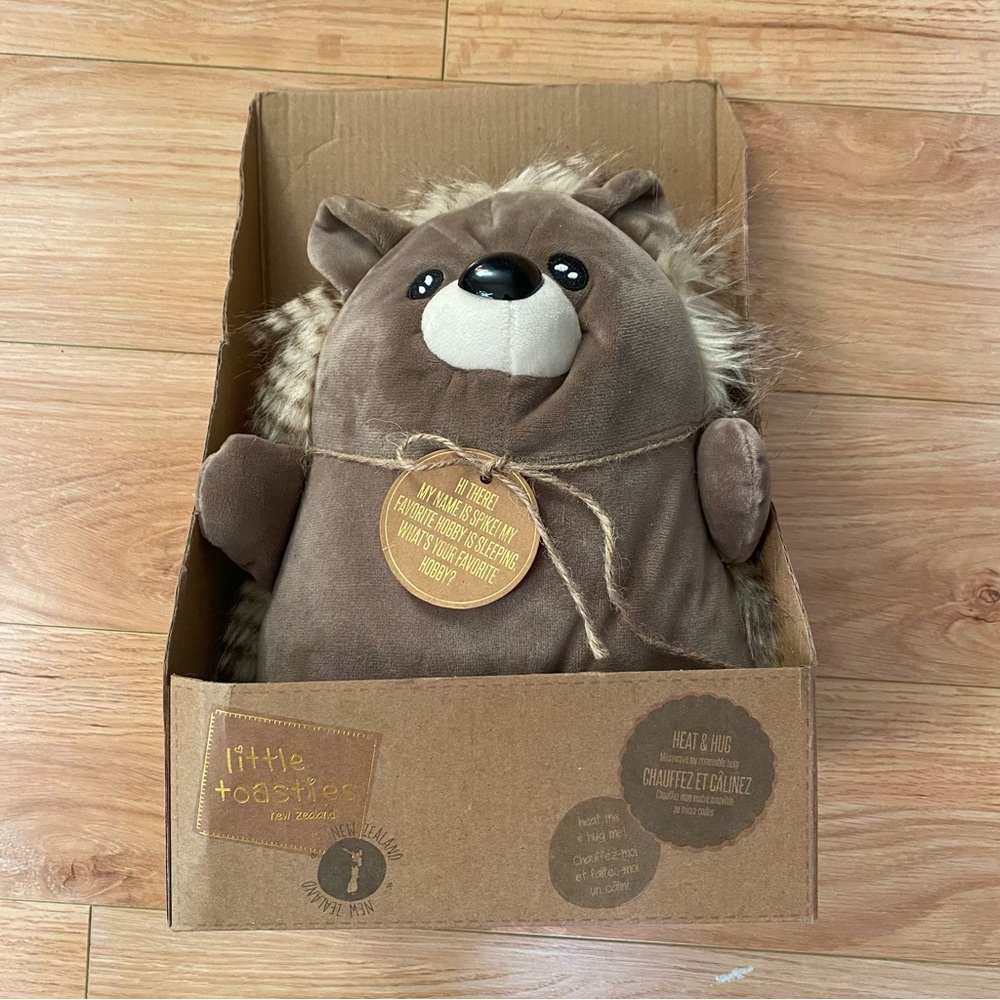 Little Toasties Heat and Hug Hedgehog Plush